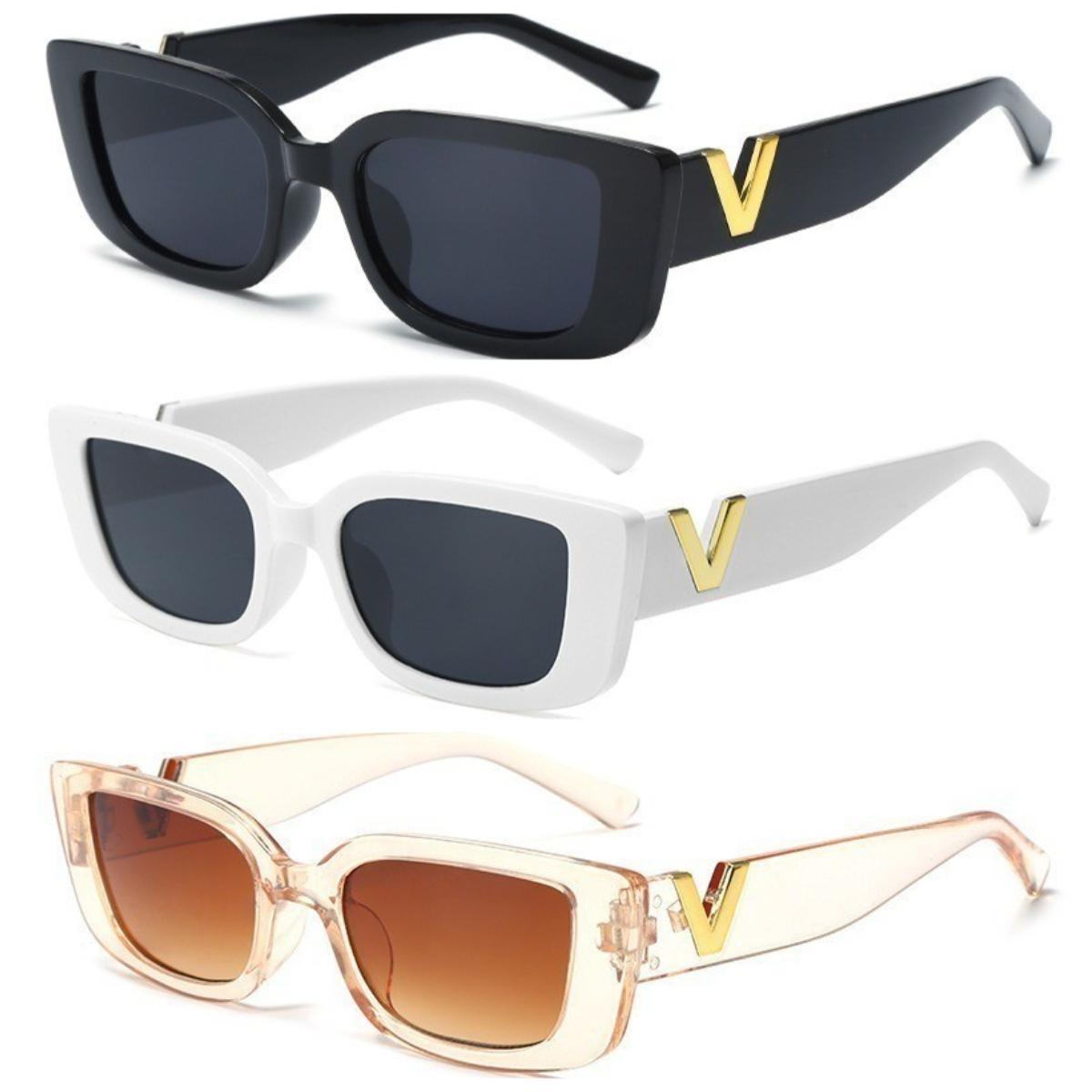 

3 шт. Солнцезащитные очки для женщин и мужчин для улицы, для отпуска, солнцезащитные очки, антирадиационные очки