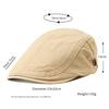 New Solid Color Cotton Beret Hat Adjustable Newsboy Cap Hip Hop British Painters Hat Berets For Men Women Y2K Flat Visor Cap