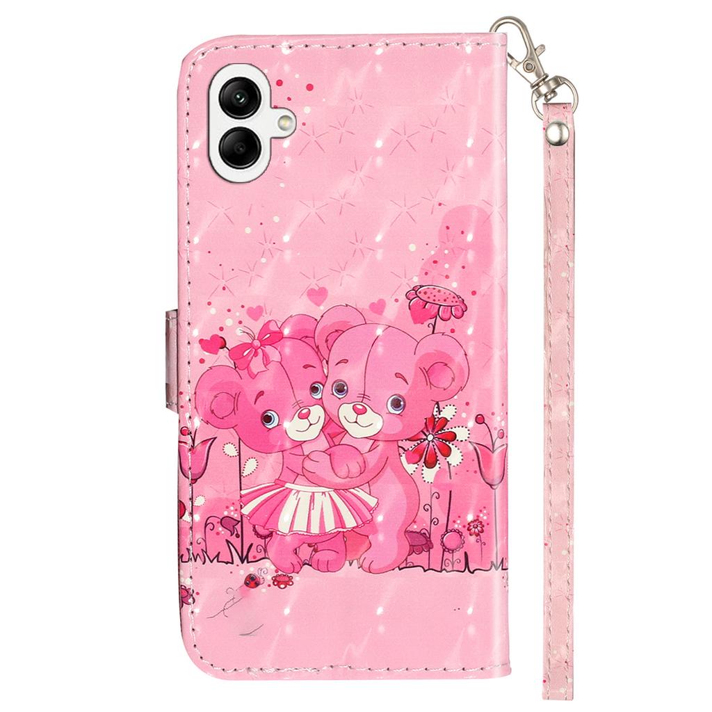 Für Samsung Galaxy A06 4G Hülle 3D Muster Bedruckte Telefon Leder Handyhülle