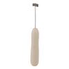 Mini Handheld Milk Frother USB Rechargeable Electric Whisk Drink Mixer 3 Speed Stainless Steel Foam