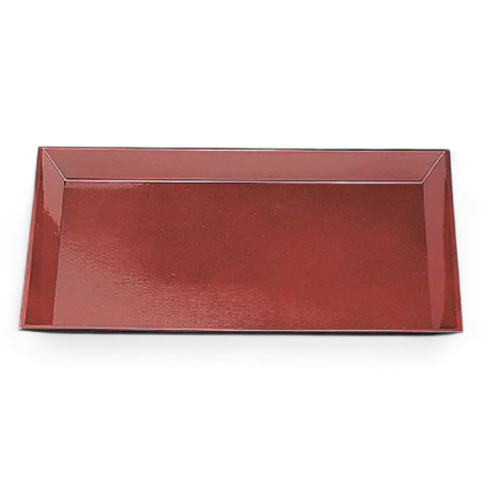 

45cm Japanese Lacquerware Tray with a Haban Fabric Made in Japan J-kitchens 5-shaku (1.5-inch) Pattern,