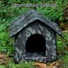 Insulated Warm Pet House For Cats And Small Dogs Outdoor Use Waterproof Rain Snow Protecting Easyly Clean
