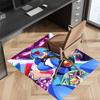 Cartoon Rockman Game Megaman Printed Absorbent Washable Carpet, Non-Slip Bathroom Mats, Kitchen Rugs, Yoga Mat,Living Room Entrance, Camping Picnic Ru