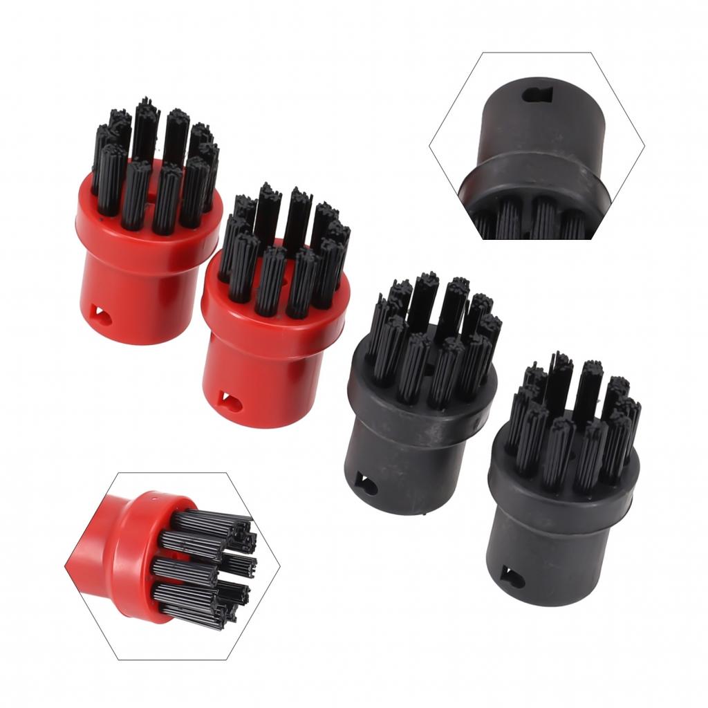 SC1 4pcs Brush Nozzle For KARCHER SC5 Steam Cleaner