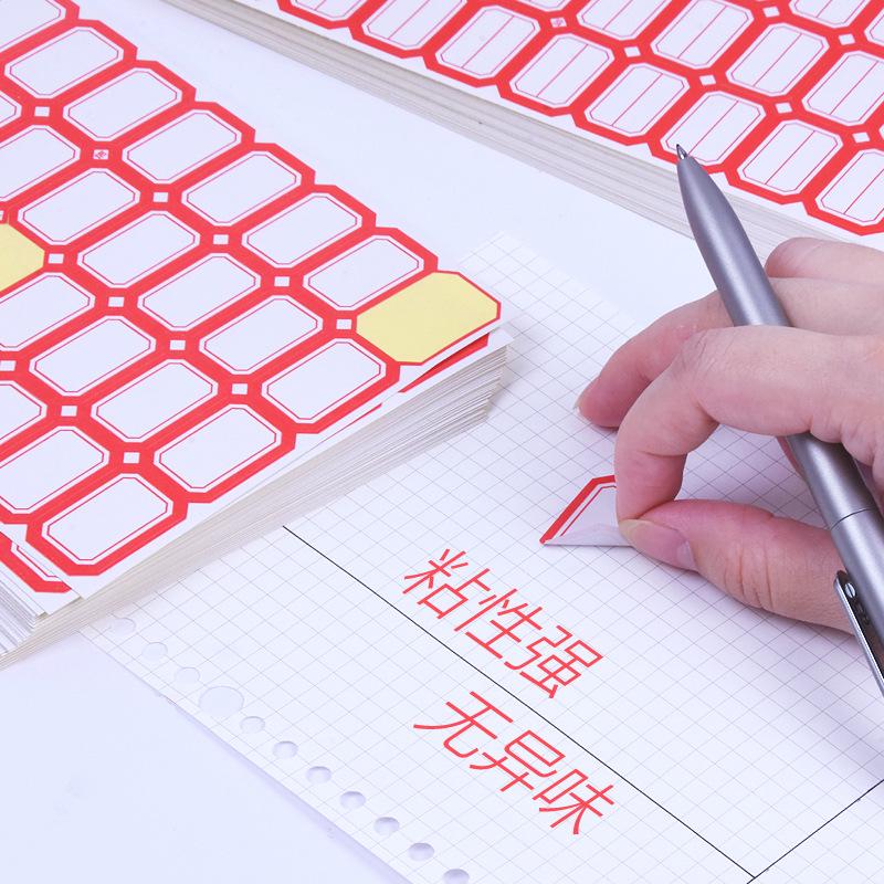 Self-Adhesive Classification and Identification Paper Stickers