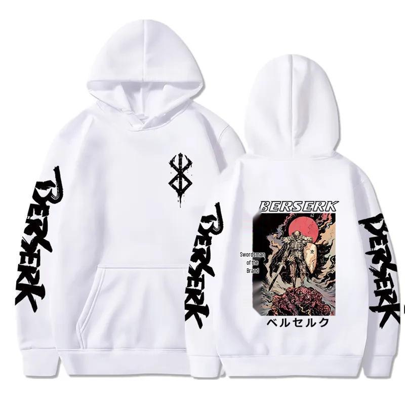 European-Sized Berserk Anime Streetwear Hoodie - Autumn/Winter Cotton Sweatshirt.