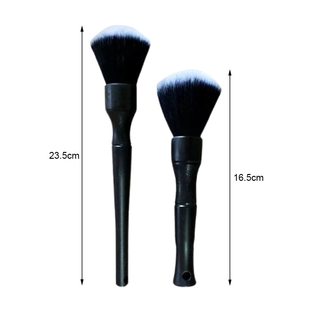 1set Car Motorcycle Interior Detailing Brush Soft Bristle Cleaning Brush Motorcycle Auto Cleaning Tools Detail Dash Duster Brush