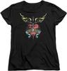 Bon Jovi Winged Heart Sword Tattoo Band T-shirt