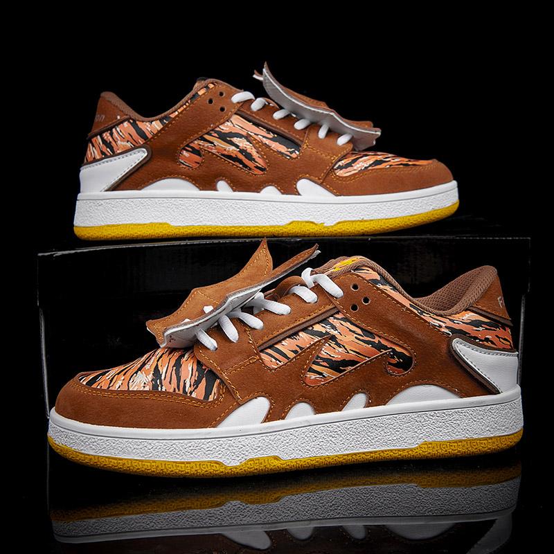 Spring New Couple Style Versatile Fashionable Board Shoe Niche Design Style Featuring Durable Thick Soles Trendy Men's Shoes 36-45