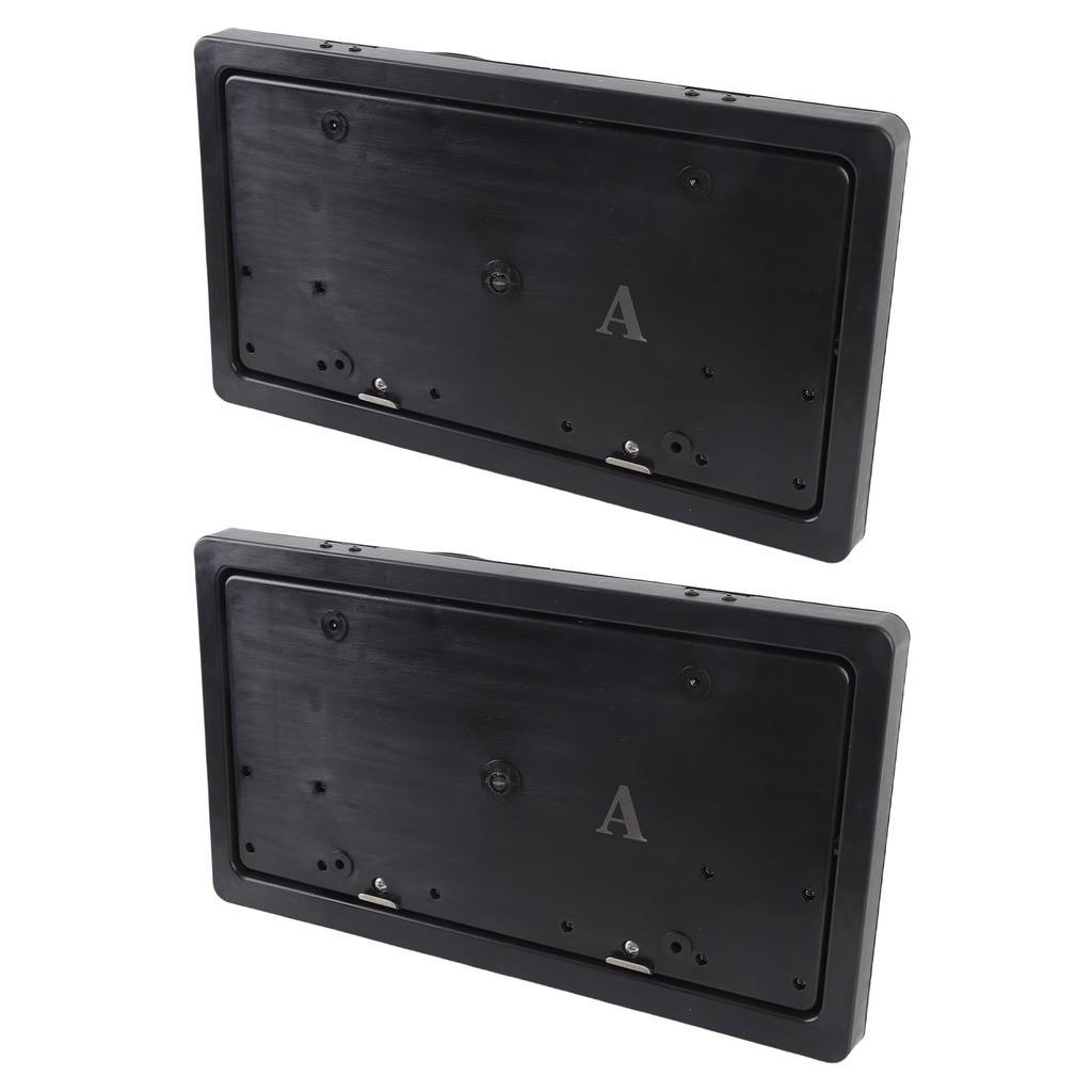 2PCS Flip Cover Concealed Car License Plate Holder Bracket New Energy Electric Car License Plate