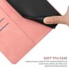 HT05 For Realme 12 4G/12+ 5G Wallet Case PU Leather Stand Phone Cover Lines Imprinted