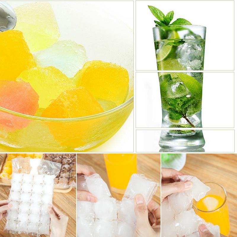 10Pcs/Bag Disposable Ice-Making Bags Ice Cube Trays & Molds Summer Drinking Tool