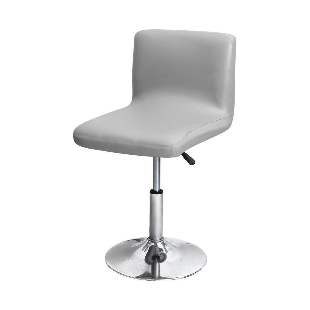 Technology Fabric Waterproof PU Imitation Leather Home Hotel Club Restaurant Bar Chair Cover Low Backrest Cover Bar Stool Cover