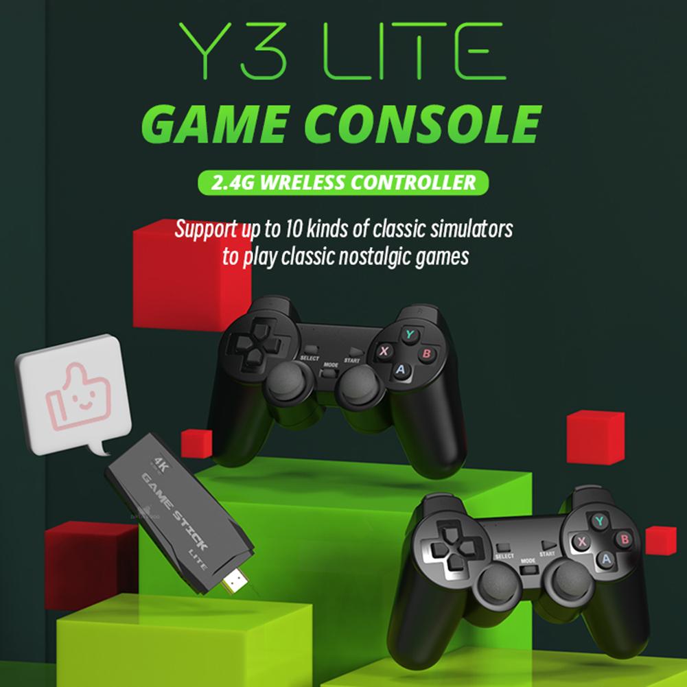 32G/64G Super Console HDMI-Compatible Portable Video Game Stick Plug and Play Equipped with S1/atari/name/sfc/fc/gba/gb/gbc Game