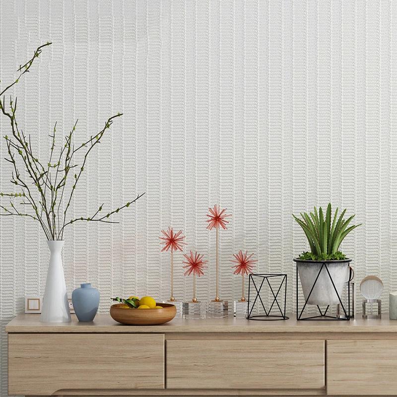 

Скандинавские нетканые полосатые однотонные обои современный и минималистичный дизайн гостиная спальня комната обои ощущение высокого класса 53CMX3M