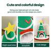 Christmas Hat Pet House Autumn Winter Warm Indoor Dog Cat Bed Cave Plush Kitten Puppy Sleeping Nest Tent Pet Supplies