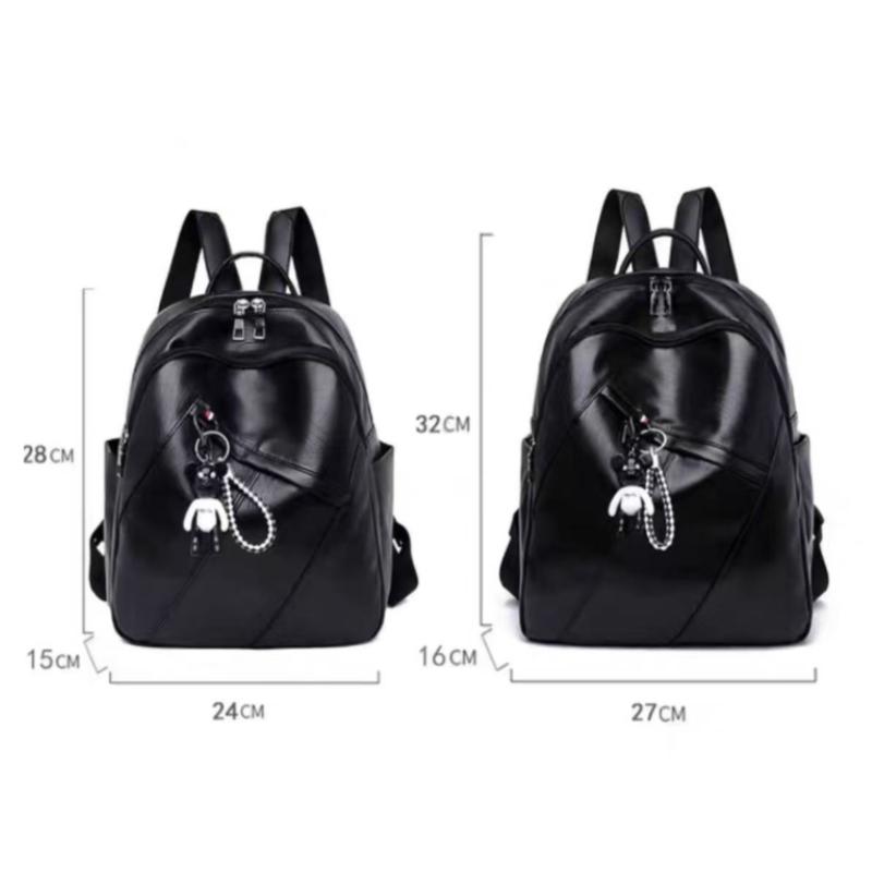 Elegant Women's Lightweight Backpack - Large Capacity, Adjustable Shoulder Strap, PU Material, Great for Travel and Daily Use