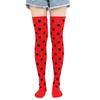 Arm Leg Warmers Kids Knee High Socks Ladybug Long Boot Stockings  for Women Children's