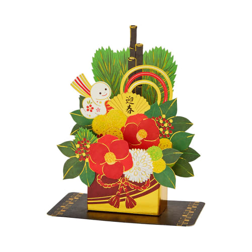 

Sanrio New Year s Flower Message Card Greeting Card JNP 15-5 110353