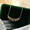 Silver Dream Catcher Lace Necklace - Simple, Luxurious Design for Women
