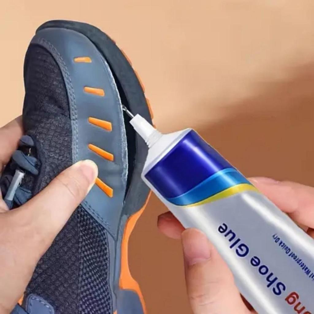 Adhesivo Fuerte para Reparación de Calzado - Adhesivo de Material Plástico Flexible Transparente, Solución Tubular de Secado Rápido para Fijación de Calzado, Adhesivo para Calzado