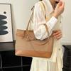 Large-capacity simple tote bag women's new niche design versatile shoulder bag work commuter bag