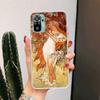 Alfons Mucha Primavera For Xiaomi Redmi Note 14 13 12 11 Pro Plus Phone Case 14S 12S 11S 11E 11T 10S 10 9S Fundas Cover Coque No