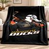 Anaheim Ducks Blanket Flannel Blanket Soft Cozy Plush Throw for Sofa Bed Lightweight Home Decoration Outdoor Camping
