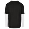 Urban Classics Mens Double Layer Oversized Long-Sleeved T-Shirt