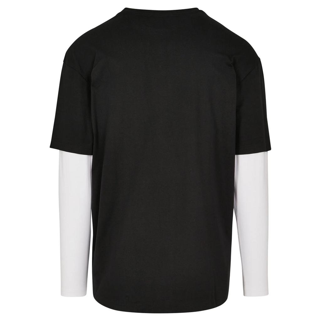 Urban Classics Mens Double Layer Oversized Long-Sleeved T-Shirt