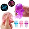 Squishy Toys Nee Doh Jellyfish & Cube Squish Toy, Soft Jelly Squeeze Stress Relief Fidget Toy, Sensory NeeDoh for Kids & Adults