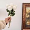 Pampeliška Pompon Česnek Okrasný Umělé Květiny - 6 Kusů pro Domácí Dekoraci a Svatební Kytice