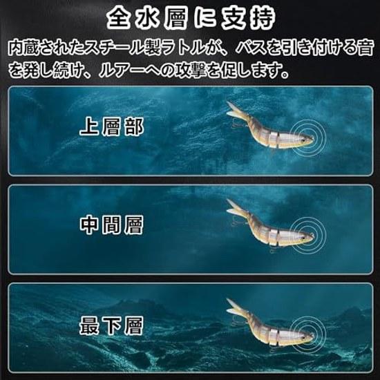 HUACHENG Major Craft Lure Metal Jig Jigpara Micro Yura Smart Fit 3-Piece Set swims realistically resembles real fish suitable various species such as