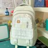 Schoolbag Korean version of Mori primary school schoolbag female high-value plaid contrasting colors college style high-quality backpack for middle 