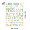 10PCS Letter Sticker Hand Account Black Body Storage Tank Item Identification Envelope Plan Book Decorative Letter Sticker