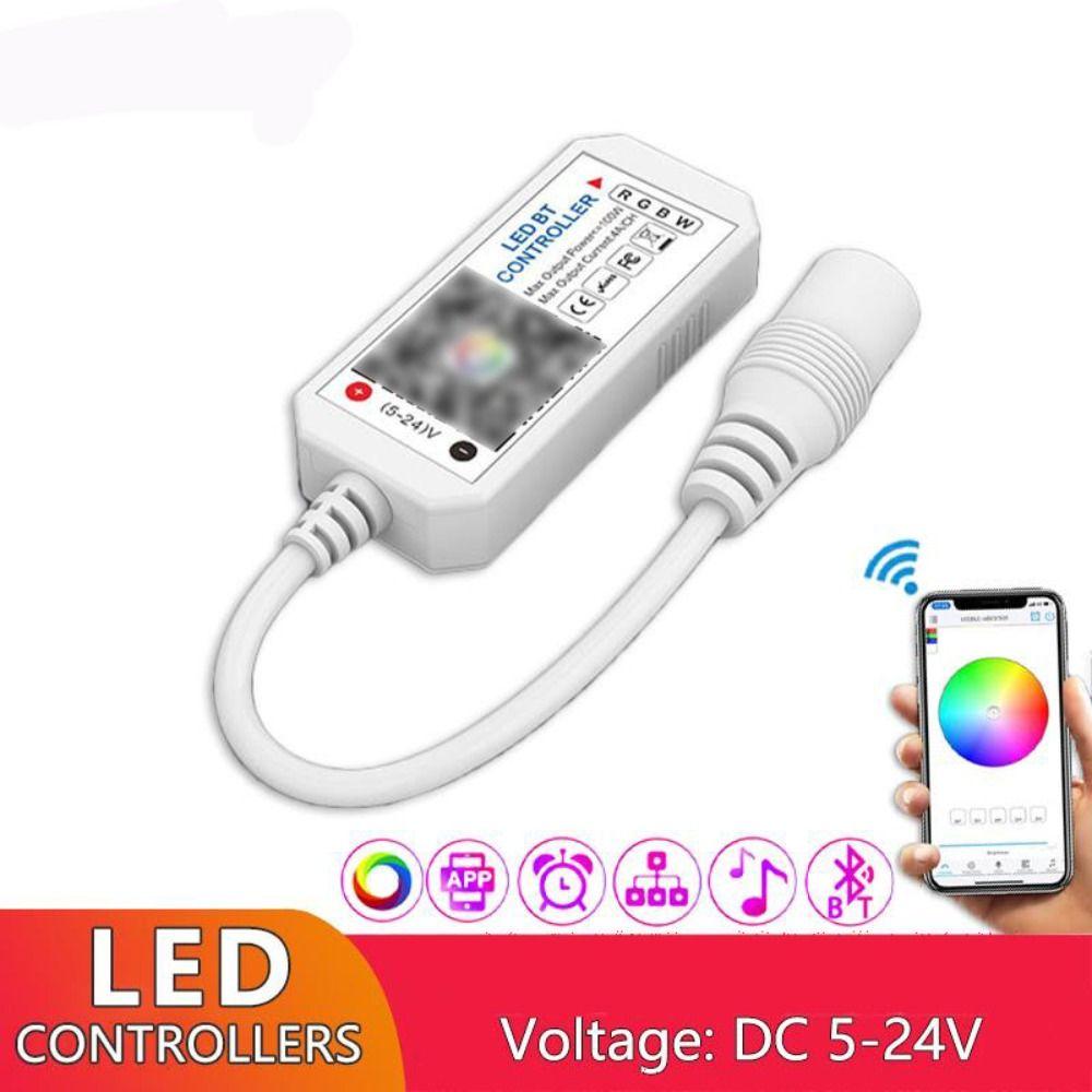 

DC5-24V Bluetooth светодиодный контроллер 4-канальный музыкальный переключатель синхронизации для светодиодных лент