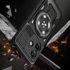 For Xiaomi Redmi Note 14 4G (163.25mm) Magnetic Case Rotating Kickstand TPU+PC Phone Cover