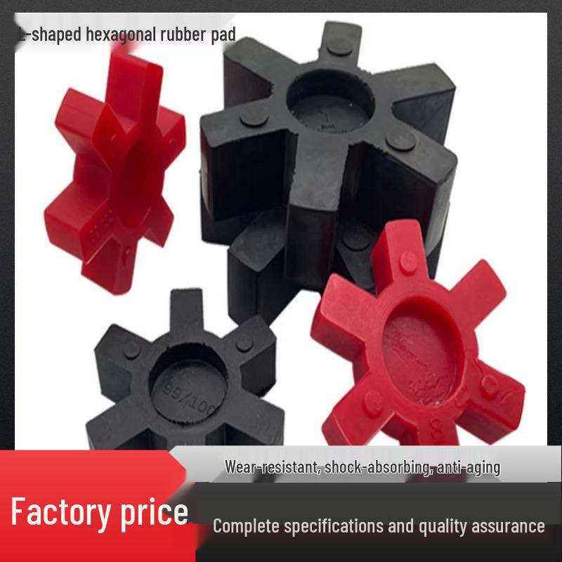 L-Shaped Hexagonal Rubber Shock Absorber Pad
