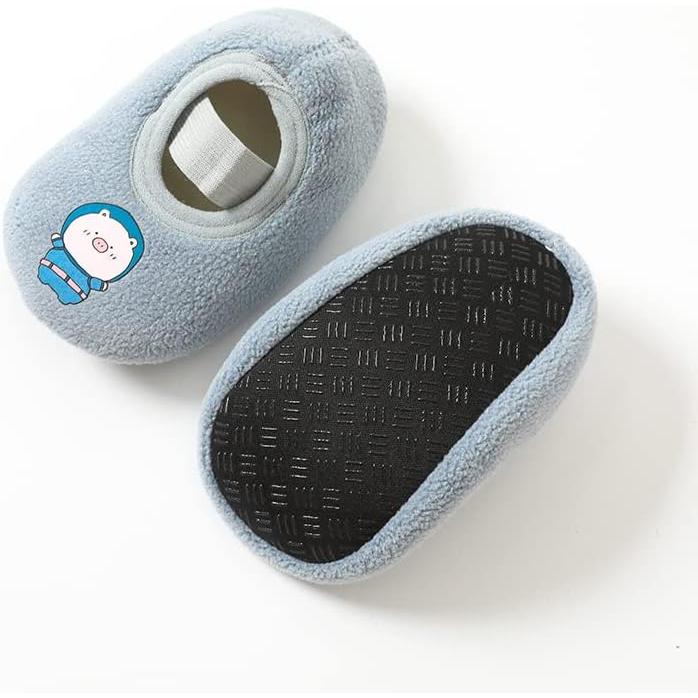 [Baby koi] Baby Shoes, Girls, Boys, Socks, Children's Shoes, Socks, Newborns, 2 Pair Set, Room Shoes, Non-slip for Kids