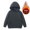 Kinder Kapuzensweatshirt: Individuelles Logo, Schul- und Teamuniform, reine Baumwollmischung für Jungen und Mädchen