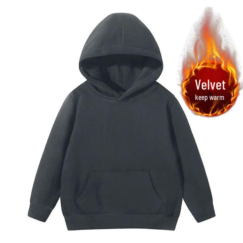 Kinder Kapuzensweatshirt: Individuelles Logo, Schul- und Teamuniform, reine Baumwollmischung für Jungen und Mädchen