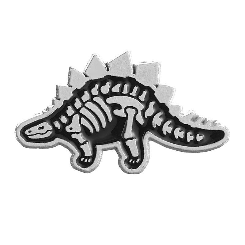 Charming Metal Crane Shape Brooch Fashionable And Decorative Enamel Pin All For