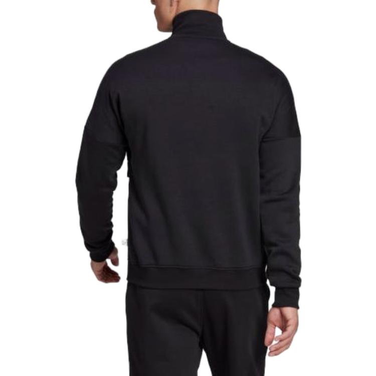 adidas 4Cmte Track Top Casual Letter Print Jacket Men Jacket Black HM6235