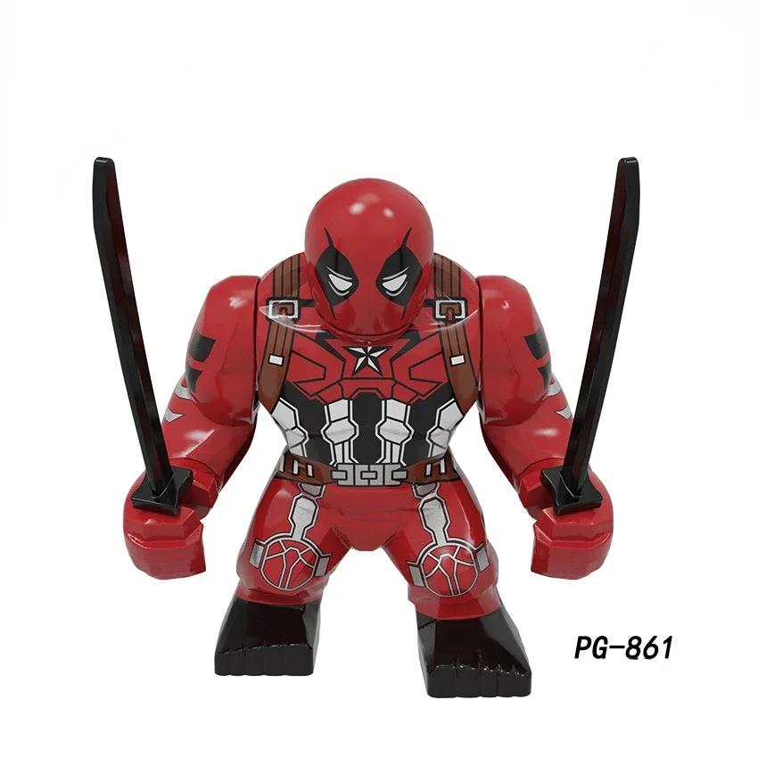 Action Figure: Marvel Mini Block Figurine Superhero Series Iron Man Spider Man Combination Block Children's Puzzle Toy Gift