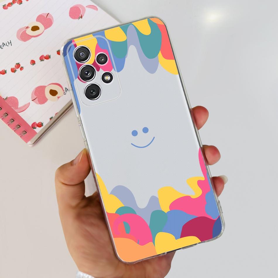 Stylish Soft Silicone Case For Samsung Galaxy A33 A53 A73 5G Clear TPU Phone Back Cover For Samsung A73 A53 A33 A336B A53B A736B