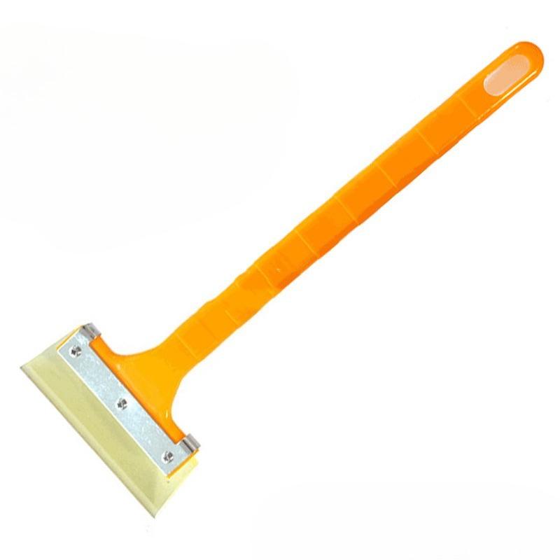 Screwless Telescopic Bull Bar Snow Scraper, Car Snow Scraper, Defrosting and De-icing Shovel, Snow Brush Tool for Snowplows