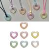DIY Necklace Supplies Hollow Heart Pendants Jewelry Making Accessories Resin Material for DIY Bracelet Bangle Necklaces