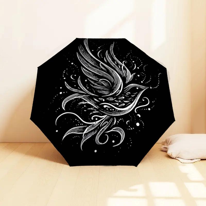 1pc Wings Space Pattern Umbrella Design Automatic Opening and Closing Umbrella, High-quality Travel Umbrella, Lightweight and Portable, -32
