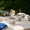 Imported Royal Copenhagen Flora High Handle Cup Saucer 270ml Rhododendron 1017545 [Regular Product] & Approx.