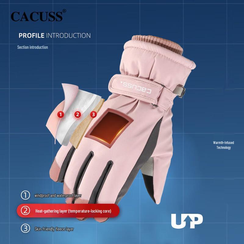 CACUSS Damen Winter Ski- & Outdoor-Handschuhe